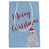 Beer kerst medium cadeauzakje (Voorkant)