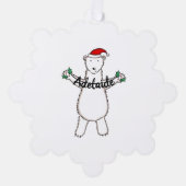 Beer kerst ornament kaart (Voorkant)