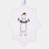 Beer kerst ornament kaart (Links)