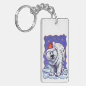 Beer kerst sleutelhanger (Voorkant Links)