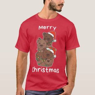 Beer kerstboomdieren koelen Beer T-shirt