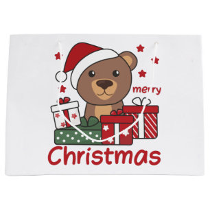 Beer kerstcadeaus Winterdieren Beren Grote Gif Groot Cadeauzakje