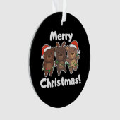 Beer kerstdieren Beren Kerst-kerst Ornament (voorkant)