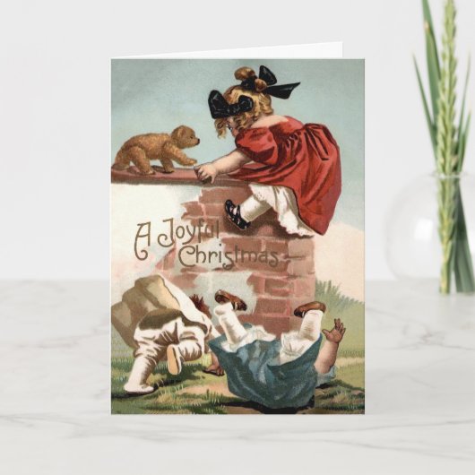 Beer-kerstkaart Feestdagen Kaart (Voorkant)