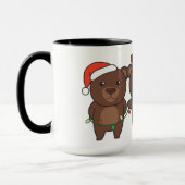 Beer kerstkerstdieren Mok Beren (Links)
