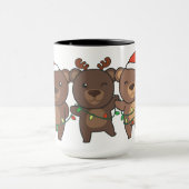 Beer kerstkerstdieren Mok Beren (Midden)