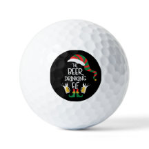 Beer Kerstmis Elf Funny Typografie Gepersonaliseer