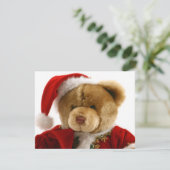 beer kerstmis feestdagenkaart (Staand voorkant)