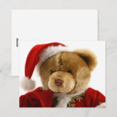 beer kerstmis feestdagenkaart (Voorkant / Achterkant)