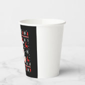 Beer Kerstmis Papieren Bekers (Links)