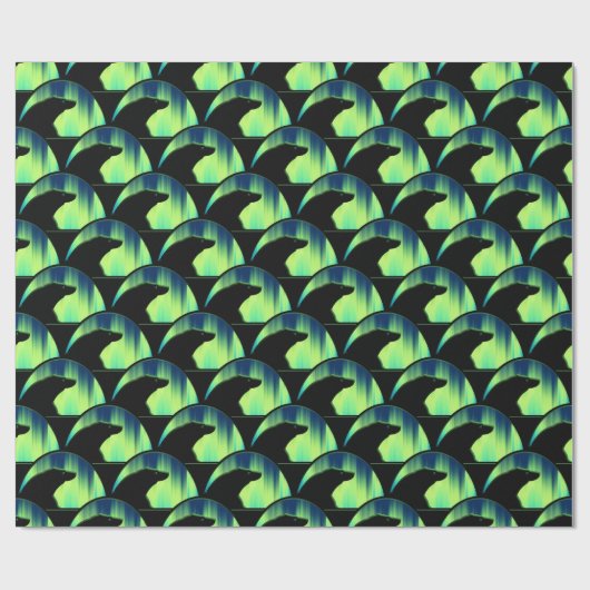 Beer kerstpapier Beer kunstgeschenk Cadeaupapier (Vlak)