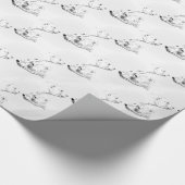 Beer kerstpapier voor Beren van polair  Cadeaupapier (Hoek)