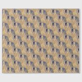 Beer kerstpapier voor Beren van polair  Cadeaupapier (Vlak)