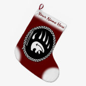 Beer kerststooking Native Beer Claw Stocking Grote Kerstsok (Voorkant (Hangend))