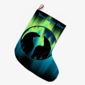 Beer kerststop Aangepast Beer stoppen Grote Kerstsok (Voorkant (Hangend))