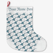 Beer kerststop Aangepaste polaire Beer stoppen Grote Kerstsok (Voorkant)