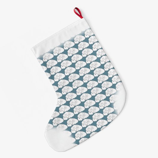 Beer kerststop Aangepaste polaire Beer stoppen Grote Kerstsok (Achterkant (Hangend))