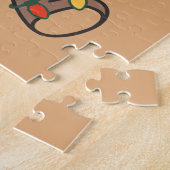 Beer Kerstwinter Beren Jigzaag Puzzle Legpuzzel (Zijkant)