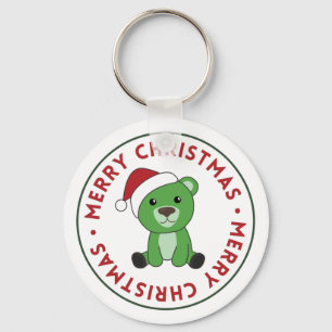 Beer Kerstwinter Beren Sleutelhanger