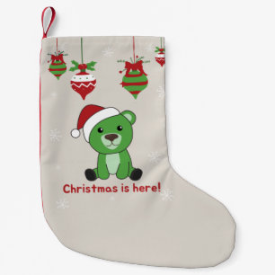 Beer Kerstwinterdieren Beer Kleine kh Kerstsok