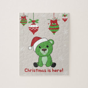 Beer Kerstwinterdieren Beren Jigzaag P Legpuzzel