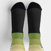 Beer kijkt over de muur, boom in de woestijn sokken (Top)