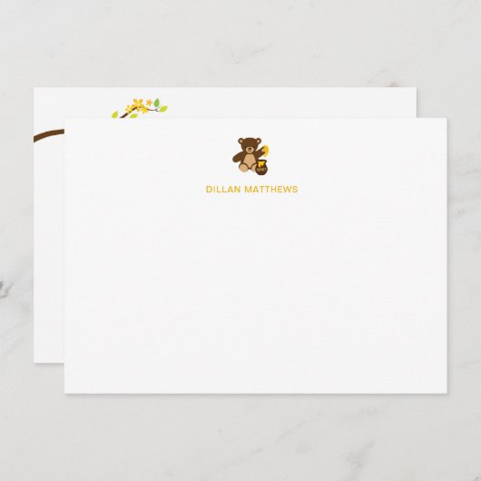 Beer Kinder briefkaarten (Voorkant / Achterkant)