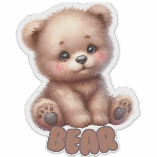 BEER - KINDERDAGVERBLIJF STICKER (Voorkant)