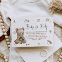 Beer Kinderkamer Schattige Baby shower Boekaanvraa