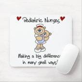 Beer Kinderverpleegsters T-shirts en cadeautjes Muismat (Met muis)