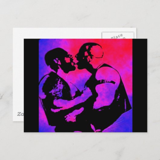 Beer Kiss Briefkaart (Voorkant / Achterkant)