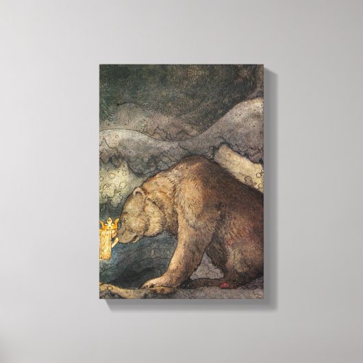 Beer Kiss Canvas Afdruk (Voorkant)