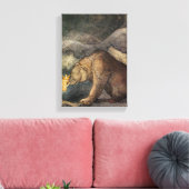 Beer Kiss Canvas Afdruk (Insitu (Woonkamer))