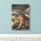 Beer Kiss Canvas Afdruk (Insitu (Houten vloer))