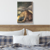 Beer Kiss Canvas Afdruk (Insitu (Slaapkamer))