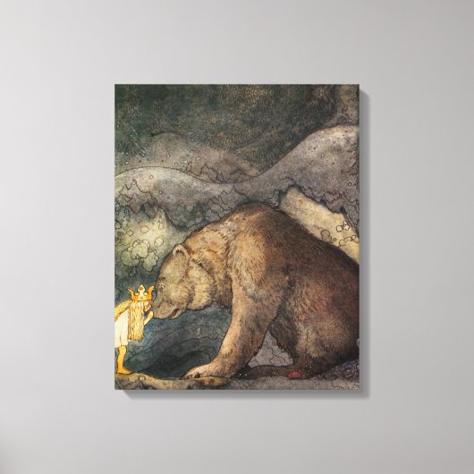 Beer Kiss Canvas Afdruk (Voorkant)