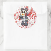 Beer Klassieke ronde Sticker (Tas)