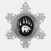 Beer Klaw Ornament Holiday Tribal Beer Decoraties (Voorkant)