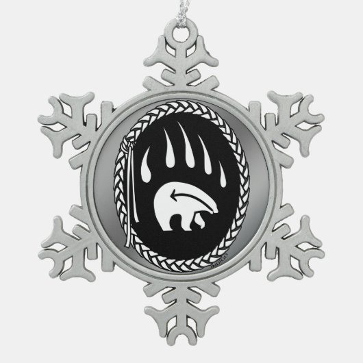 Beer Klaw Ornament Holiday Tribal Beer Decoraties (Voorkant)