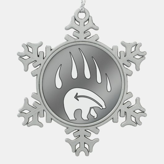 Beer Klaw Ornament Holiday Tribal Beer Decoraties (Voorkant)