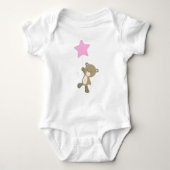 Beer, klein Beer, Beer met ballon, ster Romper (Voorkant)