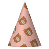 Beer kleurrijk pet feesthoedjes (Links)