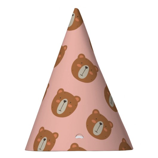 Beer kleurrijk pet feesthoedjes (Rechts)