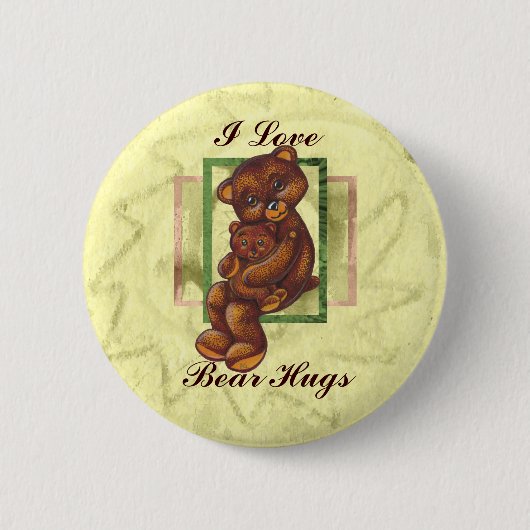 Beer Knuffel Button (Voorkant)
