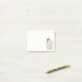 Beer knuffel hart schattige waterverf kunst berich post-it® notes (Op bureau)