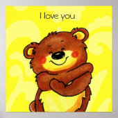 beer knuffel poster (Voorkant)