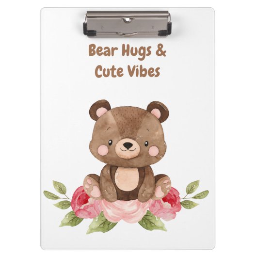 Beer knuffels en Schattigee vibes klembord (Voorkant)