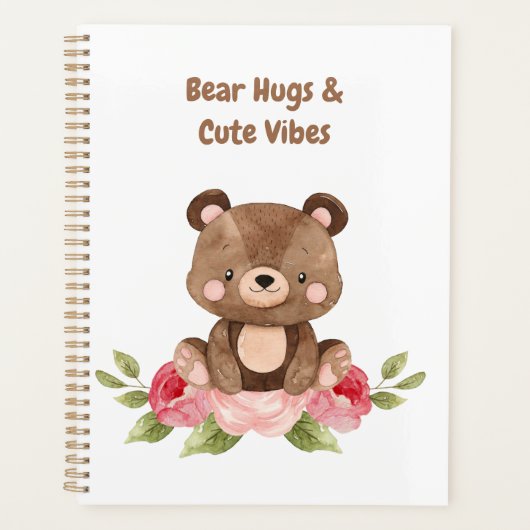 Beer Knuffels en Schattigee Vibes Planner (Voorkant)