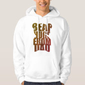 "Beer knuffels van papa" Teddy Bear Shaped Typogra Hoodie (Voorkant)
