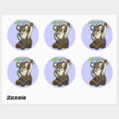 beer koala ronde sticker (Vel)